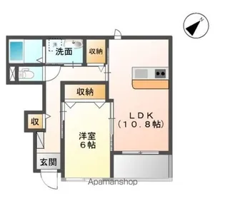 ソレサピノ【1階】の間取り