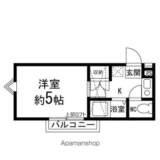 アップルハウス泉中央【206号室】の間取り