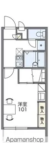 レオパレスボヌール【1階】の間取り