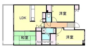 ヴァンデュール新倉敷駅前【5階】の間取り