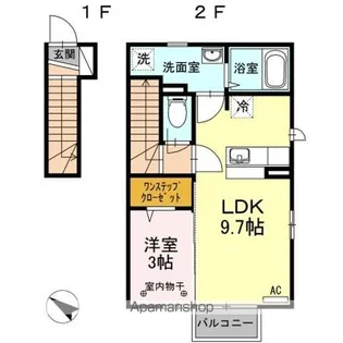 プティ・アンジュ【2階】の間取り