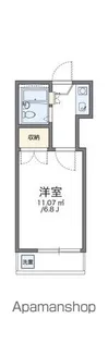 レオパレス姫路【209号室】の間取り