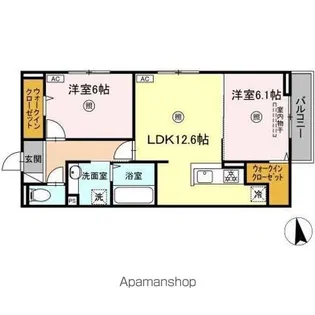 CONTENTO【3階】の間取り