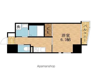 レシオス桜ノ宮THE First【8階】の間取り