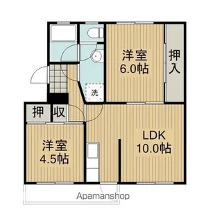 メゾン花繰【2階】の間取り