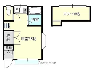 シャンロッジ【207号室】の間取り