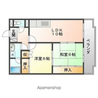 ベルメゾンⅠ【3階】の間取り