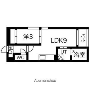 REGALEST仙台八幡【3階】の間取り