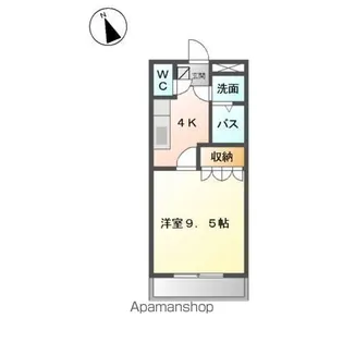 エタニティ古国府【2階】の間取り