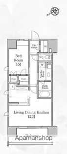 パークフラッツ浅草橋【9階】の間取り