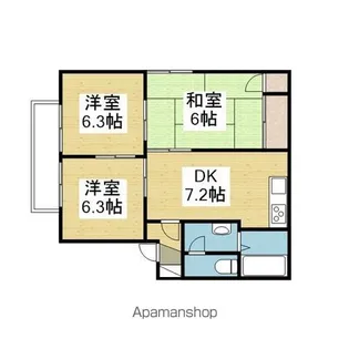 エスポワール C棟【1階】の間取り