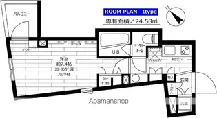 グランドコンシェルジュ用賀アジールコート【1階】の間取り