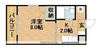 グランパレⅠ【2階】の間取り