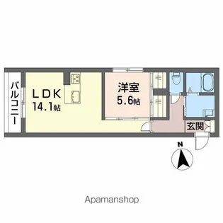 ほたる川【2階】の間取り