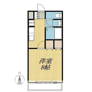 エスポワール東【102号室】の間取り