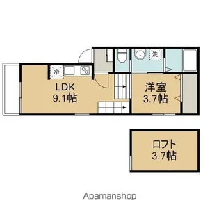 コンパートハウス大曽根【1階】の間取り