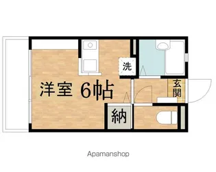 パールウィングス南平【310号室】の間取り