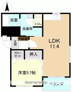 ヒーローマンションアイリス【302号室】の間取り