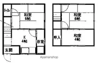 高和荘【1階】の間取り