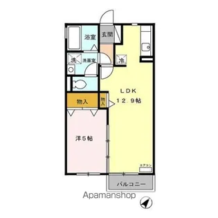 モナリエ参番館【2階】の間取り