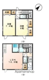 まほろば 西茨戸【1階】の間取り