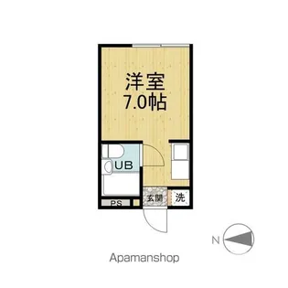 ベルトピア西学園【103号室】の間取り