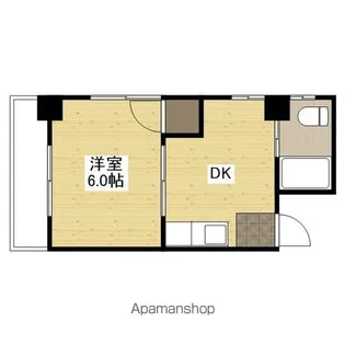 松尾ビル(宇品御幸)【303号室】の間取り