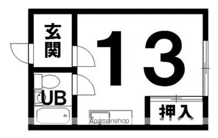 グリーンテラス【3階】の間取り
