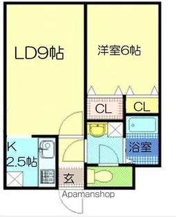 LIBEAビッグベン【3階】の間取り