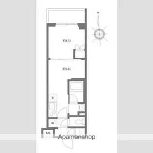ハーモニーレジデンス蒲田アートヴィラ【3階】の間取り