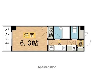 ビレッジコア八王子【3階】の間取り