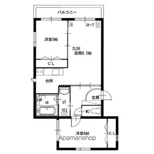 セントポーリアSOLEIL【1階】の間取り