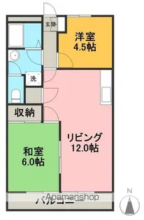 ストーンパレス【2階】の間取り