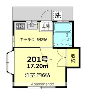 エンゼルハイツ【2階】の間取り