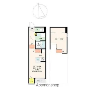 PLUMERIA SENDAI【1階】の間取り