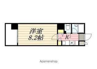 ラフィーネ博多【6階】の間取り