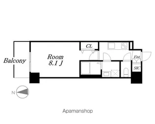 プレイズシード名駅北【6階】の間取り