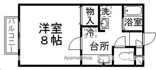 フローラル松森A棟【203号室】の間取り