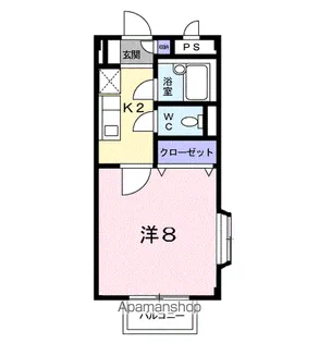 アークシャルマン【2階】の間取り