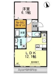 サンヒルズ伏石【1階】の間取り
