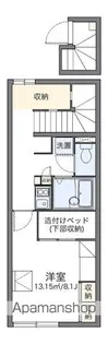 レオパレスステラクレスト【204号室】の間取り