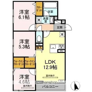 LUCIER【2階】の間取り