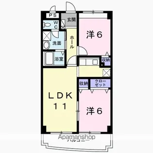 パルテール ヴィラ K【3階】の間取り