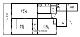 愛知県名古屋市東区泉2丁目【マンション】の間取り