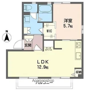 シャーメゾン日向【101号室】の間取り