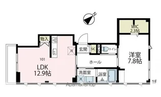カーサ横浜港南【101号室号室】の間取り