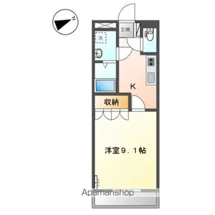 ルナ フォレスト【2階】の間取り