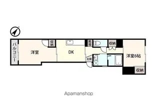 アシスト第8秋田マンション【2階】の間取り