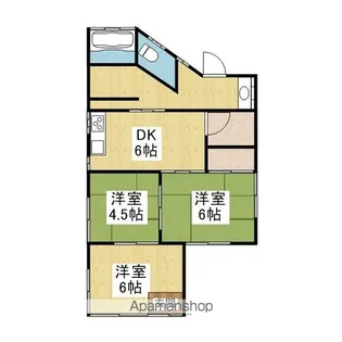 愛媛県伊予市下吾川【一戸建】の間取り