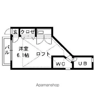 マーベラス住吉【102号室】の間取り